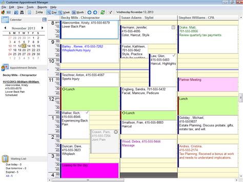 appointment book software free.